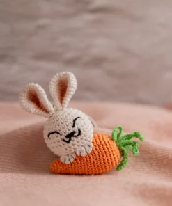 Bunny with Carrot keychain (3)