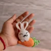 Bunny with Carrot keychain (9)