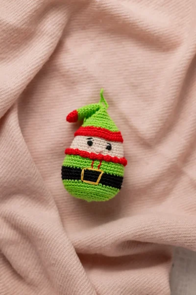 Elf Ball ornament, keychain or bag charm