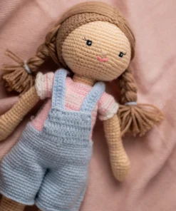 Handmade Amigurumi Farmer Girl Doll (13)