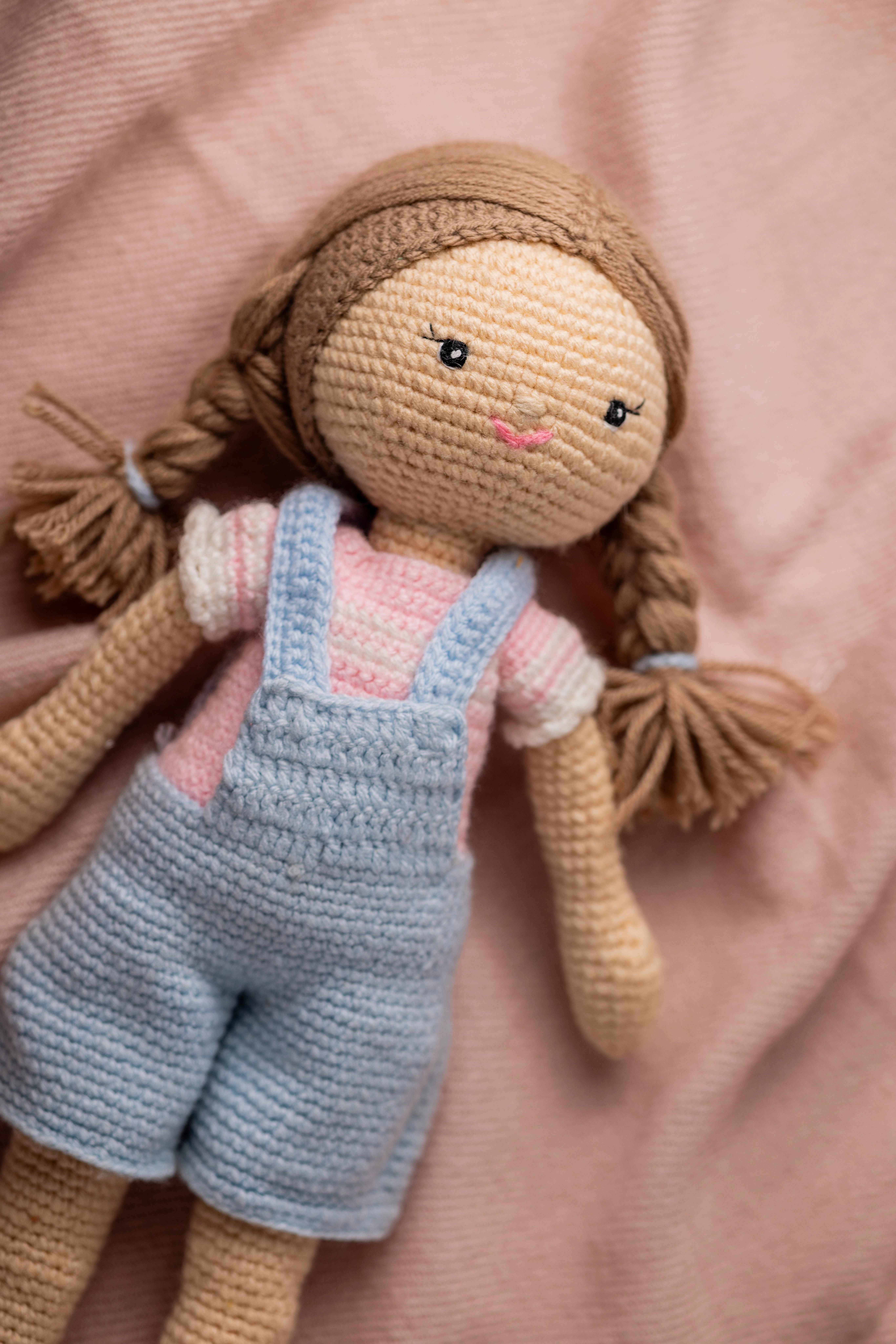 Handmade Amigurumi Farmer Girl Doll (13)