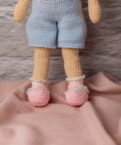 Handmade Amigurumi Farmer Girl Doll (19)