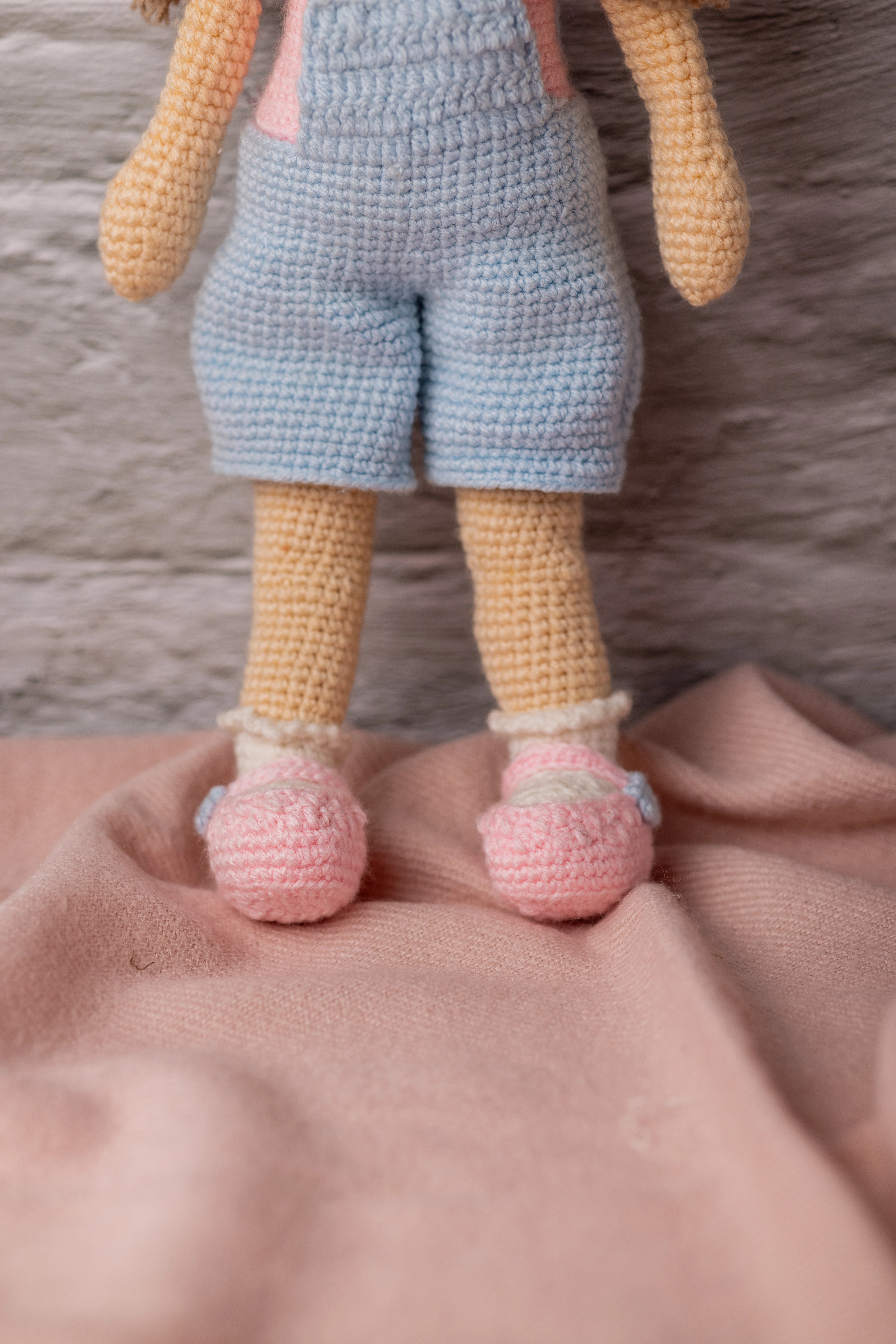 Handmade Amigurumi Farmer Girl Doll (19)