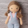 Handmade Amigurumi Farmer Girl Doll (20)