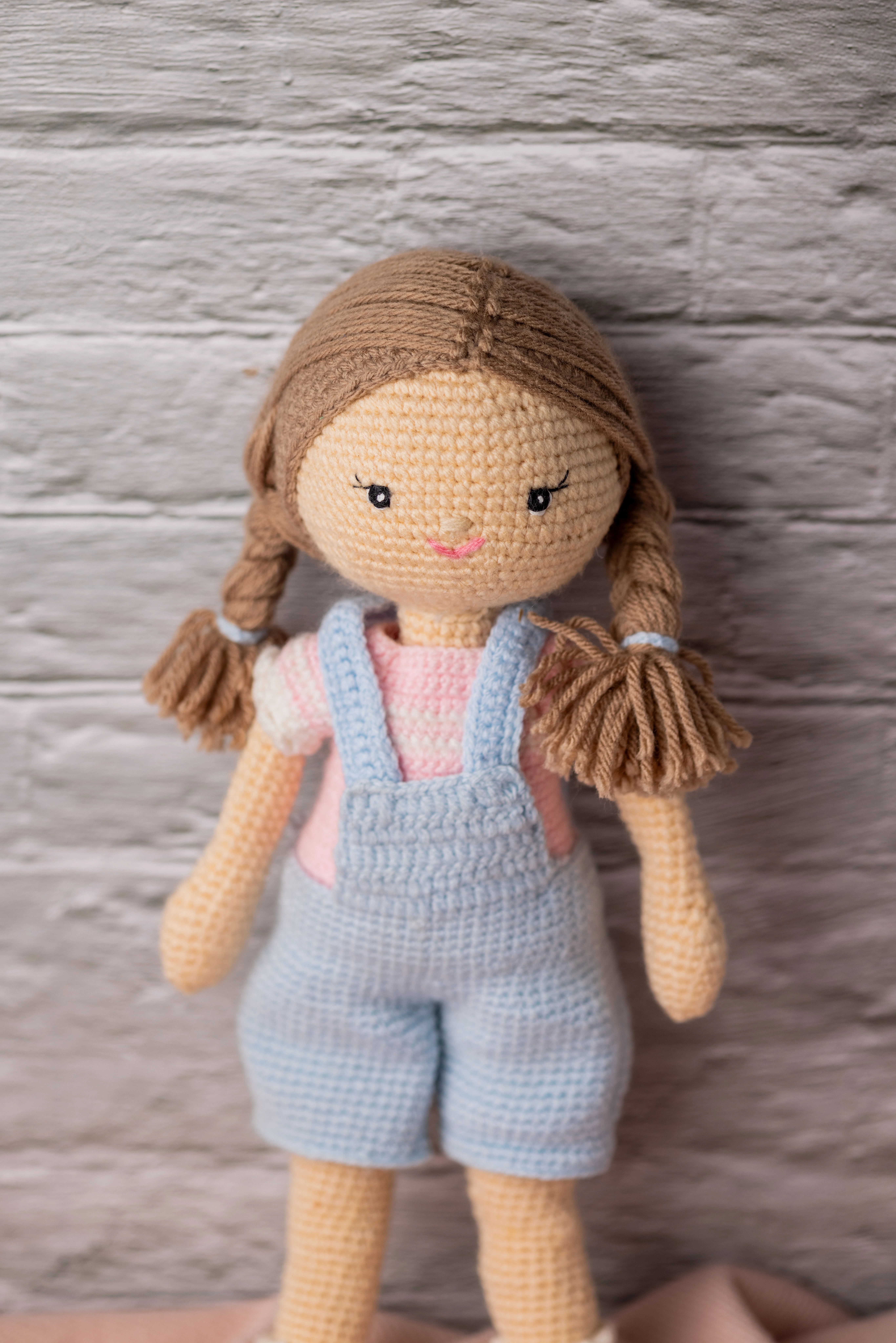 Handmade Amigurumi Farmer Girl Doll (20)