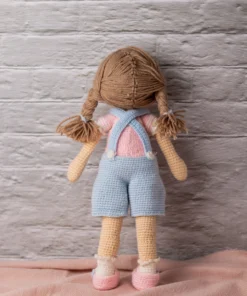 Handmade Amigurumi Farmer Girl Doll (3)