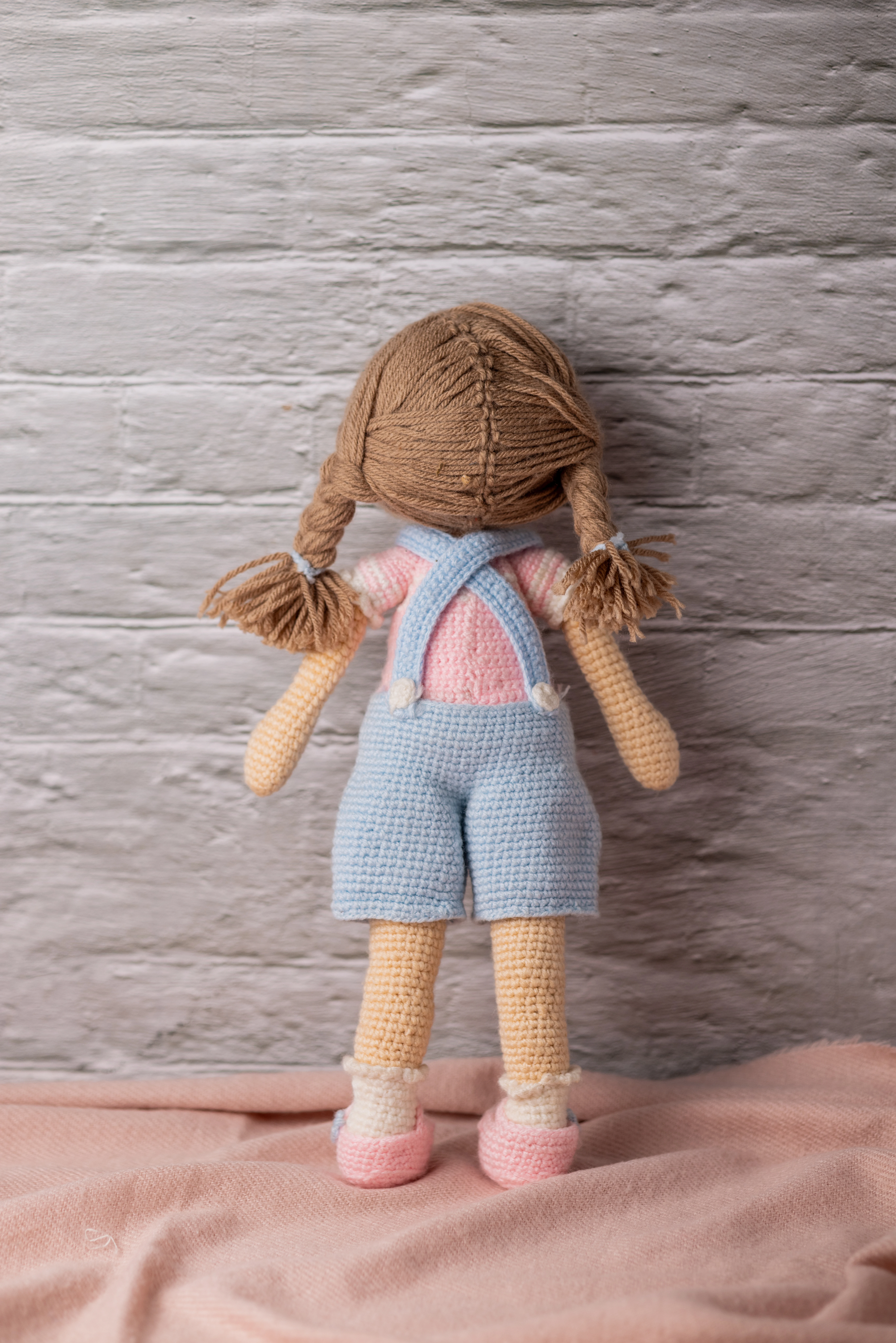 Handmade Amigurumi Farmer Girl Doll (3)