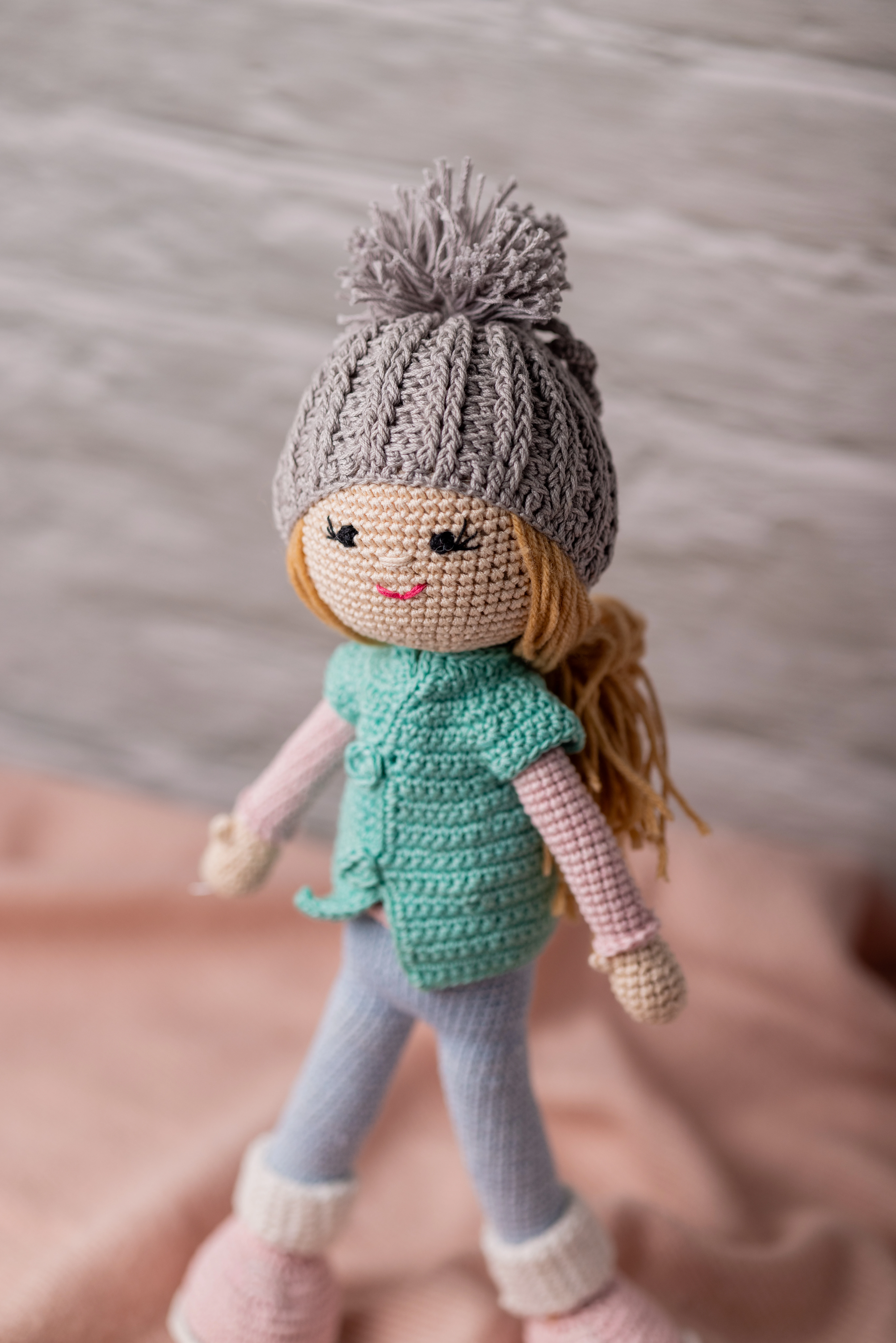 Handmade Amigurumi Winter Doll (13)