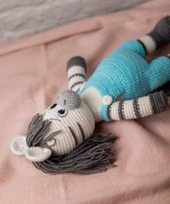 Handmade Amigurumi Zebra Toy (13)