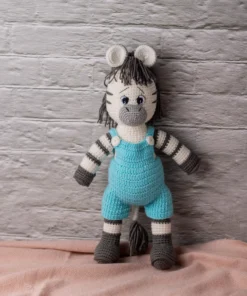 Handmade Amigurumi Zebra Toy (3)