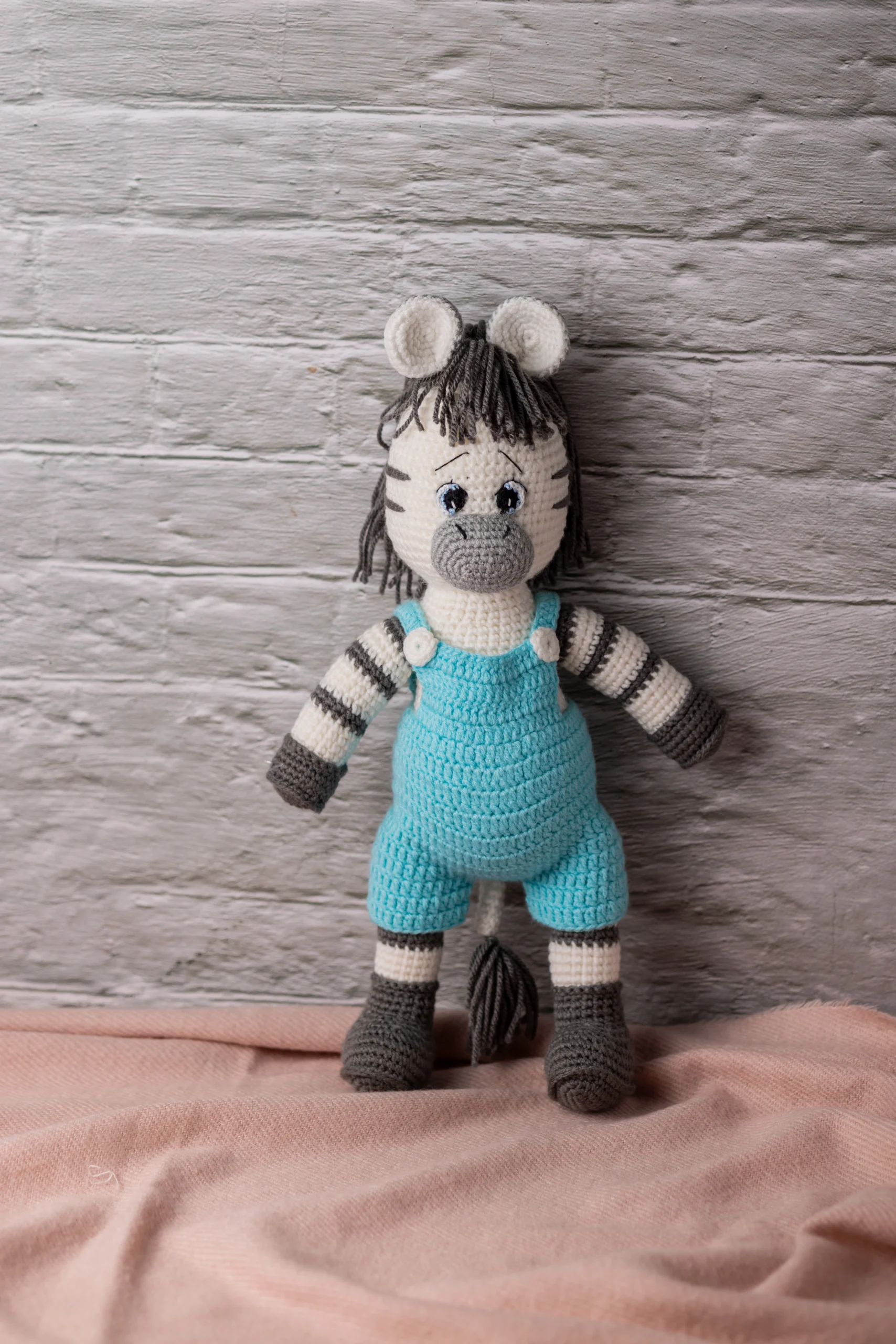 Handmade Amigurumi Zebra Toy (3)