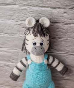 Handmade Amigurumi Zebra Toy (4)