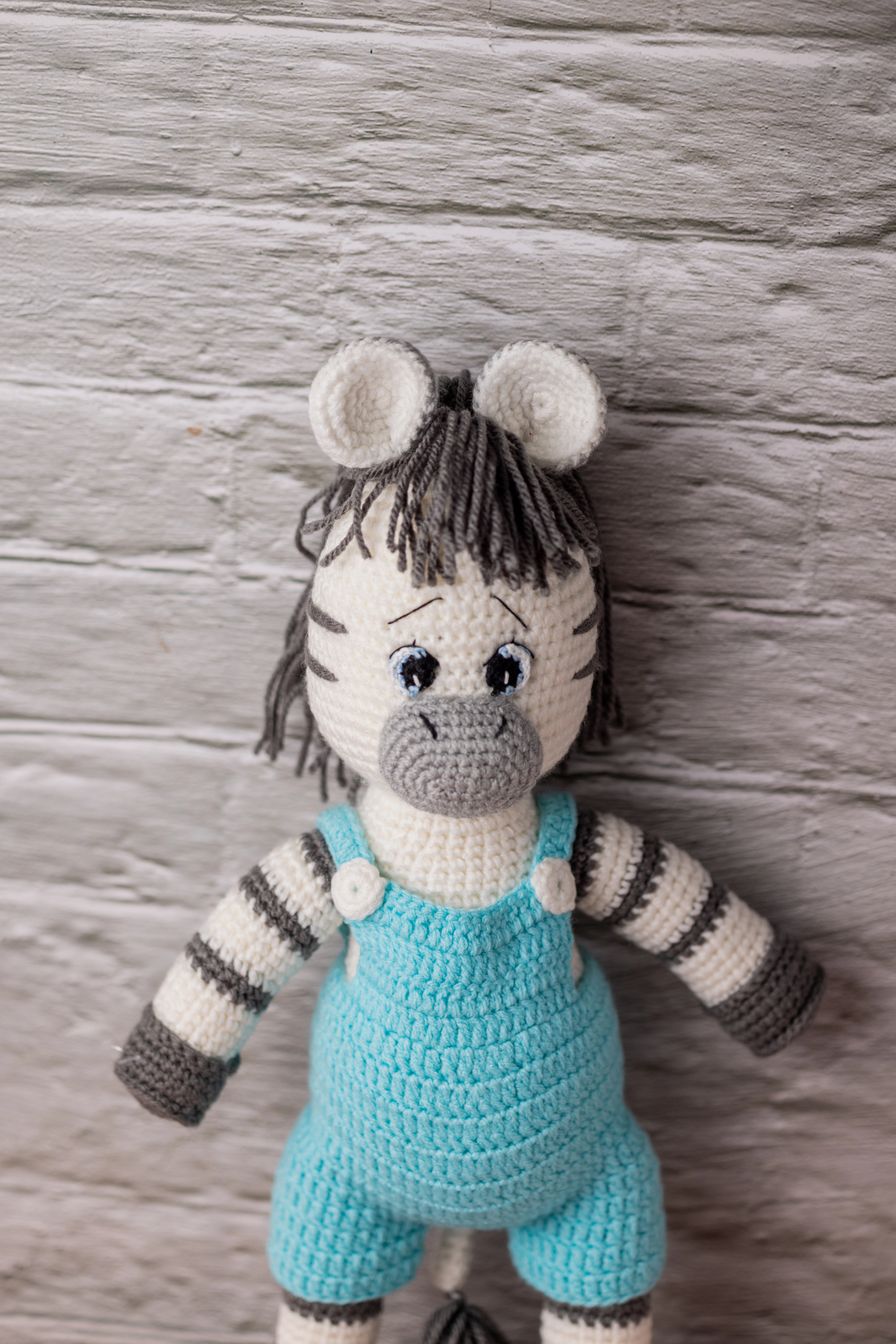 Handmade Amigurumi Zebra Toy (4)