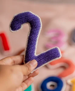 Handmade Crochet Numbers Set Learning Toy (2)