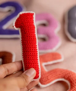 Handmade Crochet Numbers Set Learning Toy (3)