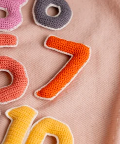 Handmade Crochet Numbers Set Learning Toy (4)