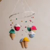 Ice Cream and Cupcake Cot Hanging (1)
