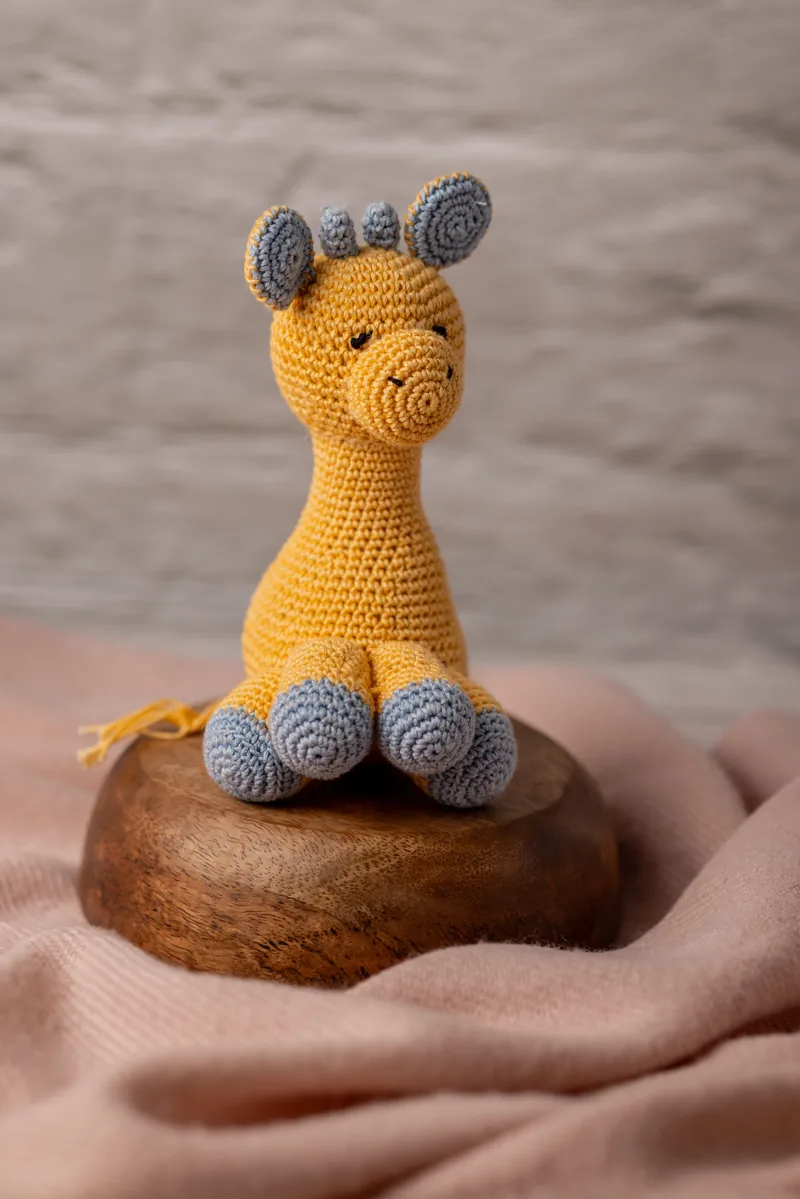 Ingu Giraffe handmade amigurumi soft toy Melbourne