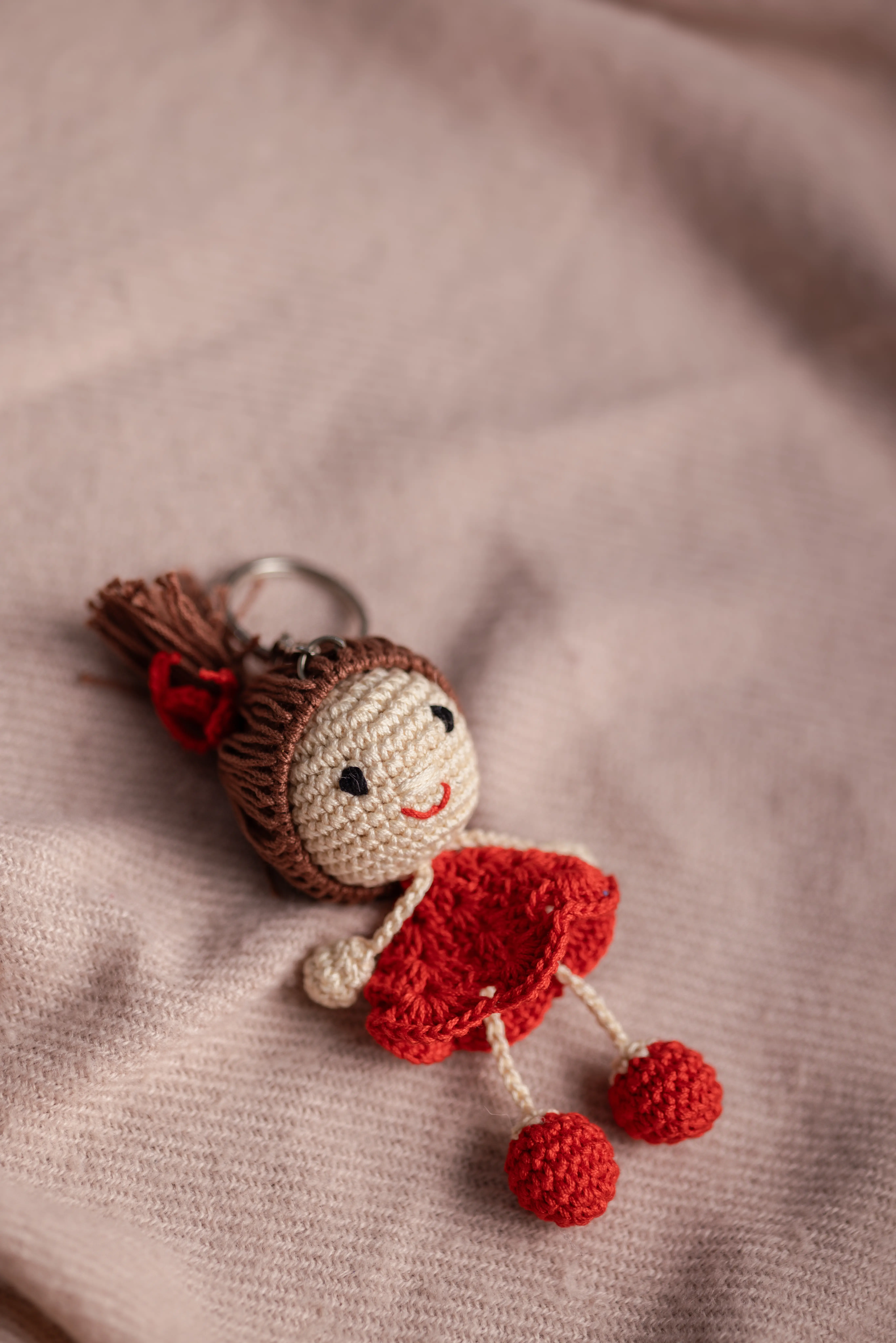 Little Red Dress Charm Keychain (3)