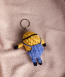 Minion 2 eyed Keychain (4)