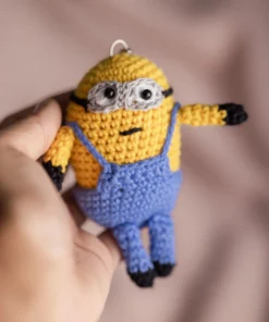 Minion 2 eyed Keychain (5)