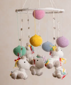 Rainbow Unicorn Cot Hanging (1)