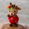 Rudy the Reindeer Crochet Christmas Ornament (1)