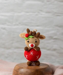 Rudy the Reindeer Crochet Christmas Ornament (3)