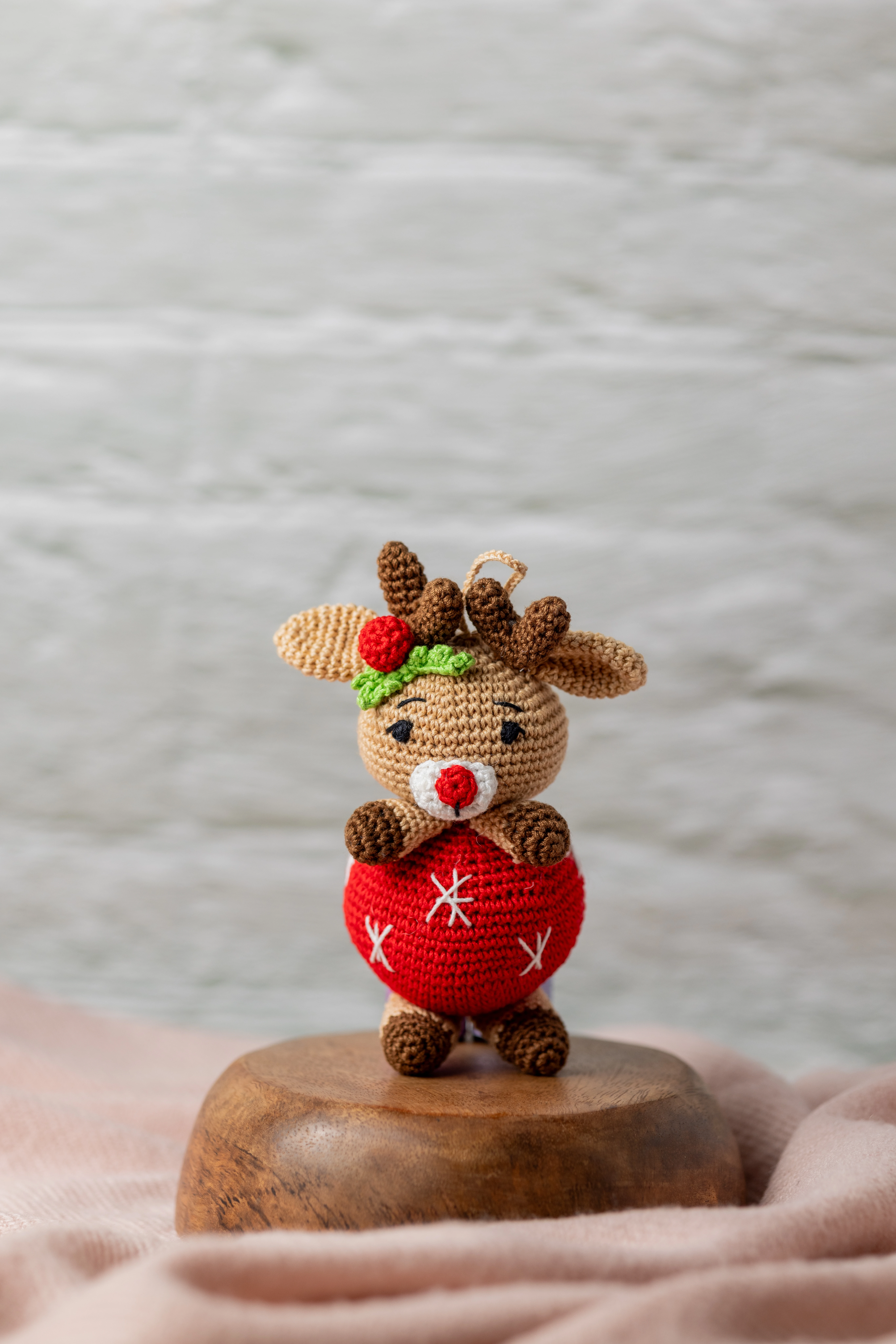 Rudy the Reindeer Crochet Christmas Ornament (3)