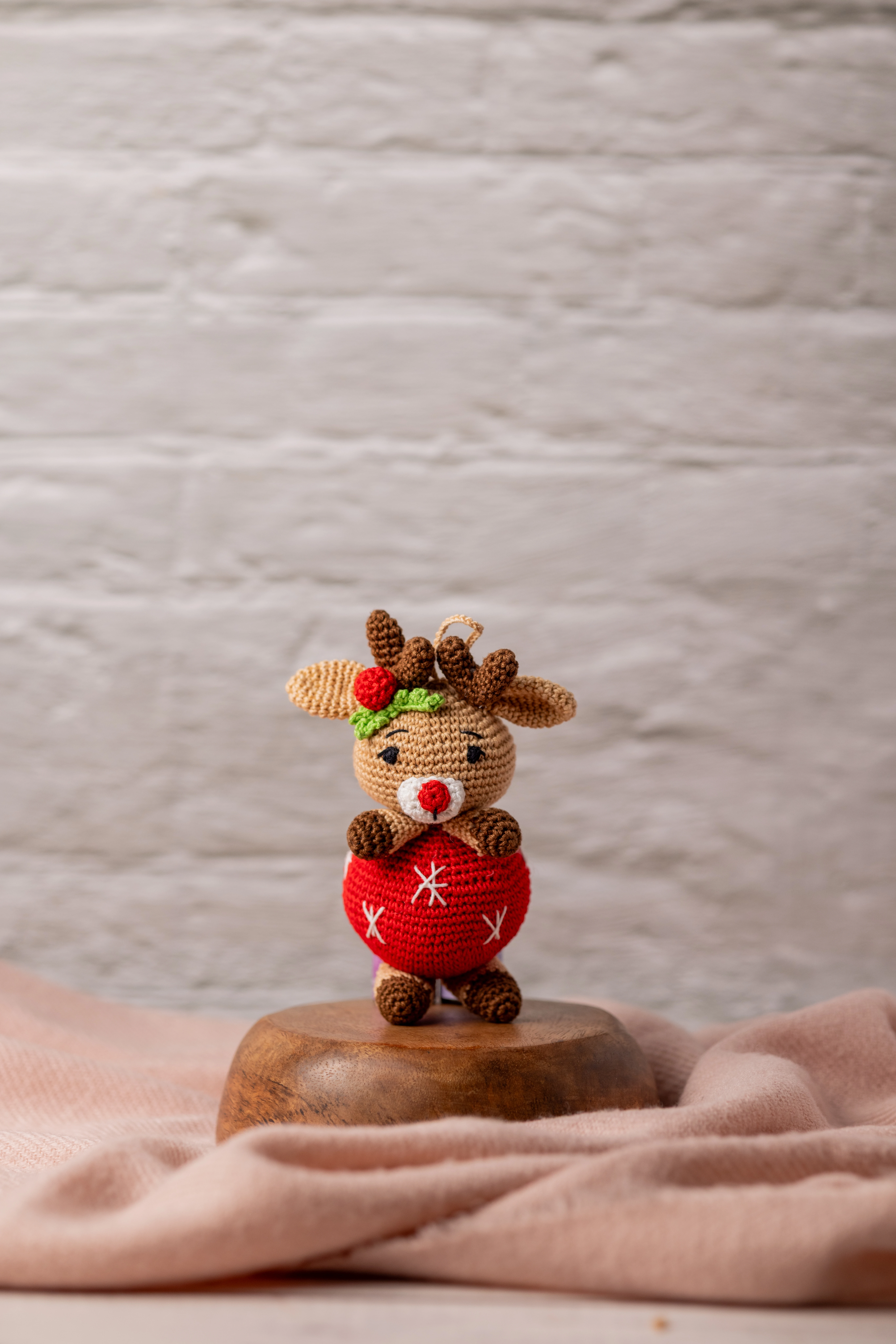 Rudy the Reindeer Crochet Christmas Ornament (4)