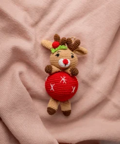 Rudy the Reindeer Crochet Christmas Ornament (6)