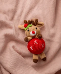 Rudy the Reindeer Crochet Christmas Ornament (8)
