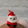 Crochet Santa Claus Keychain , bag charm, ornament