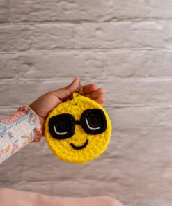 Smiley Face Keychain (2)