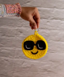 Smiley Face Keychain (4)