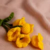 Yellow Tulip Flower Keychain (4) result
