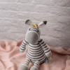 Zippy the Rainbow Mane Crochet Zebra