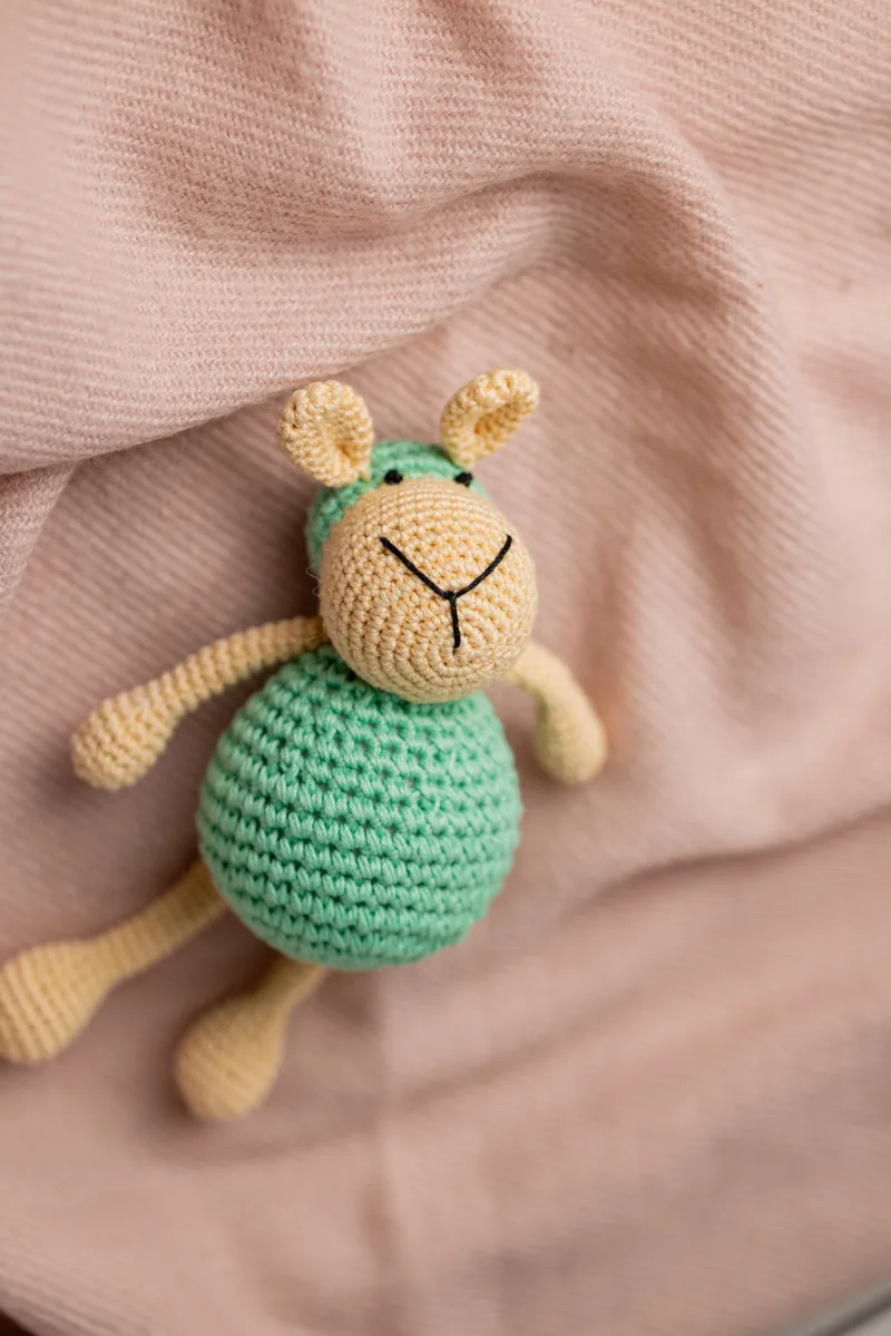 Handmade Crochet Amigurumi Sheep Soft Toy Australia