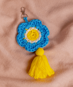 Blue Flower Keychain (2) result