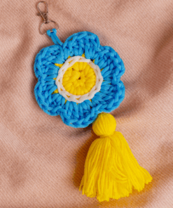 Blue Flower Keychain (3) result