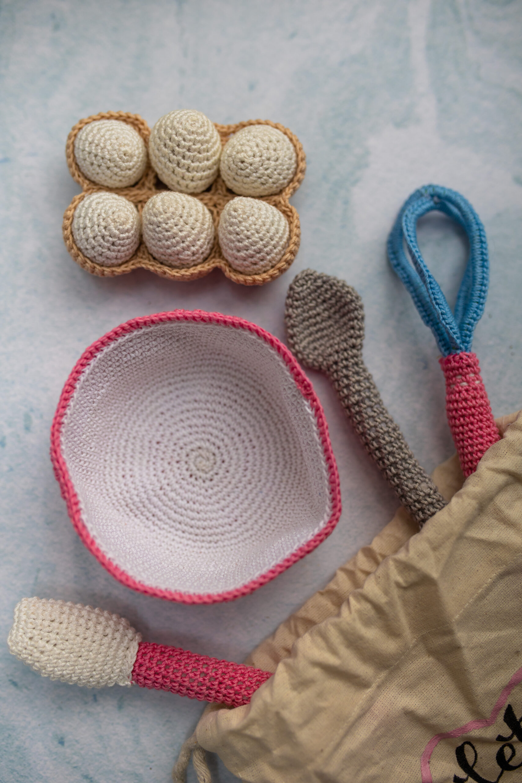 Crochet Baking Set with Doll (17)