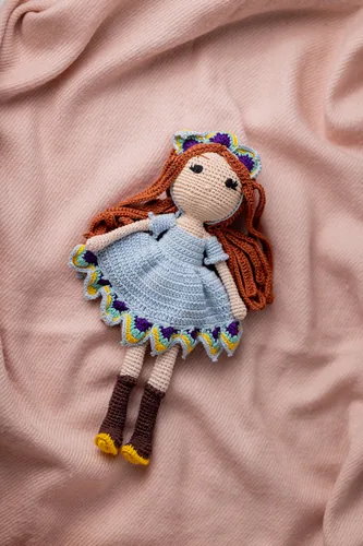 Handmade Crochet Doll Keepsake environmental friendly